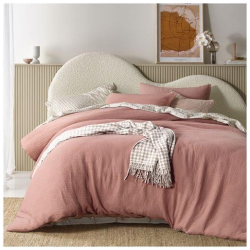Hugo Clay Quilt Cover by Vintage Design Homeware Super King