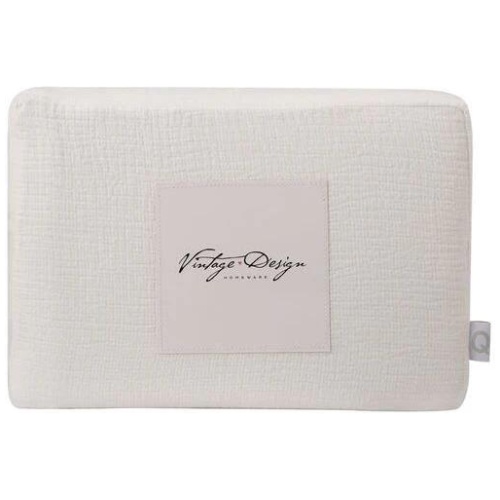 Hugo White Quilt Cover by Vintage Design Homeware King