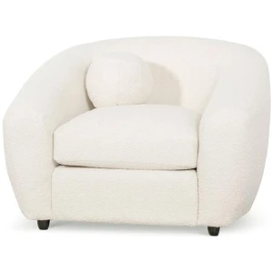 Hurst Armchair - Ivory White Boucle by Interior Secrets - AfterPay Available
