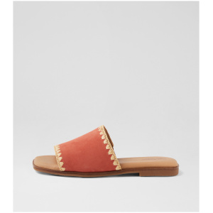 Hush Puppies Invite Hp Clay Suede Clay Sandals Womens Shoes Casual Sandals Flat Sandals