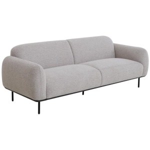 Igor 3 Seater Fabric Sofa - Speckled Grey by Interior Secrets - AfterPay Available