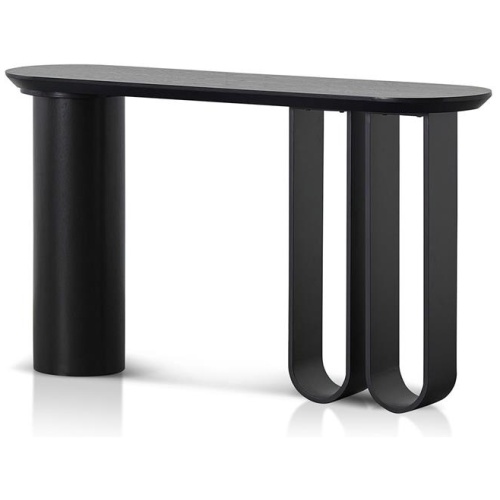 Indiana 1.4m Console Table - Full Black by Interior Secrets - AfterPay Available