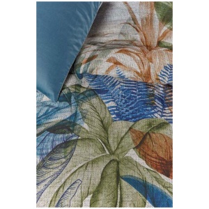 Isla Cotton Sateen Blue Quilt Cover Sets by Bedding House King