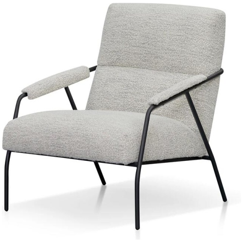 Jack Fabric Armchair - Fog Grey by Interior Secrets - AfterPay Available