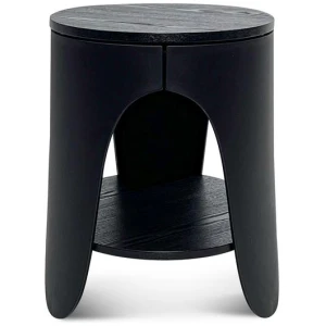 Jackson Round Side Table - Full Black by Interior Secrets - AfterPay Available