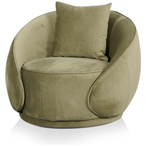 Jake Fabric Armchair - Elegant Sage by Interior Secrets - AfterPay Available