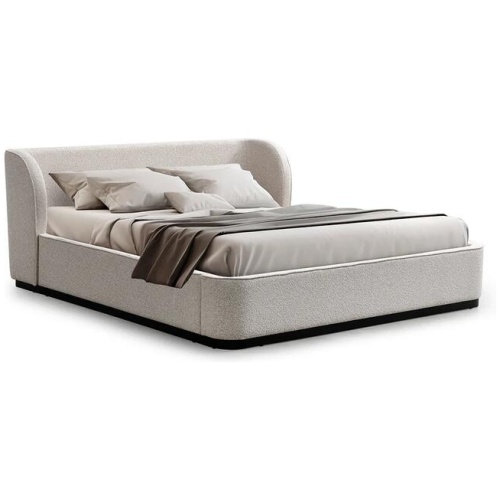 Jamar King Bed Frame - Clay Grey by Interior Secrets - AfterPay Available