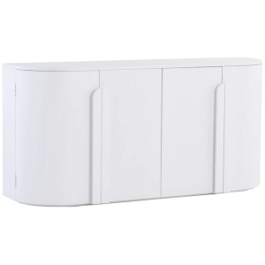 Jarrett 1.6m Sideboard - Full White by Interior Secrets - AfterPay Available