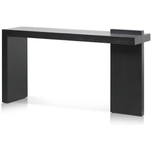 Jasmine 1.6m ELM Console Table - Full Black by Interior Secrets - AfterPay Available