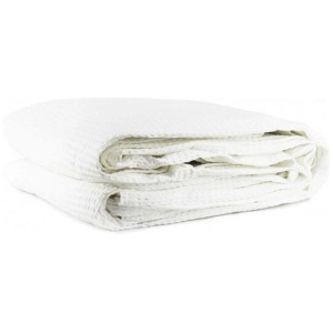 Jason Cotton Waffle Blanket White - Queen