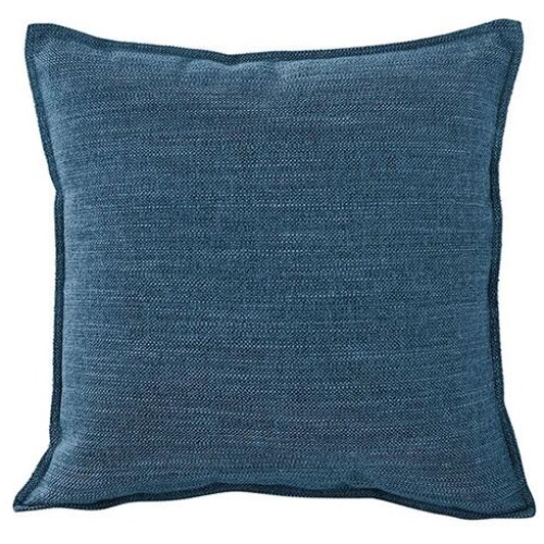 Jason Linen Look Square Filled Cushion 44 x 44 + 1 cm Marine