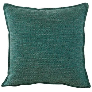Jason Linen Look Square Filled Cushion 44 x 44 + 1 cm Teal