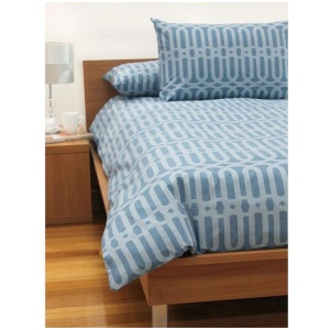 Jason Linx Denim Quilt Cover Set Queen