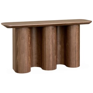 Jaya 1.5m Console Table - Light Walnut by Interior Secrets - AfterPay Available