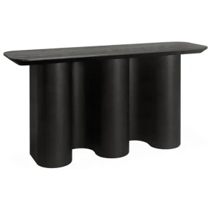 Jaya 1.5m Console Table - Textured Espresso Black by Interior Secrets - AfterPay Available