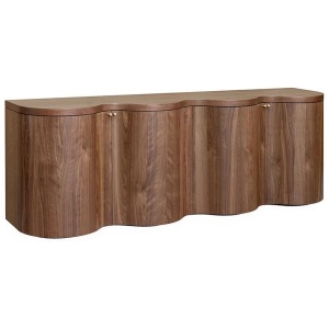 Jaya 2.15m Buffet Unit - Light Walnut by Interior Secrets - AfterPay Available