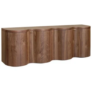 Jaya 2.15m Buffet Unit - Light Walnut by Interior Secrets - AfterPay Available