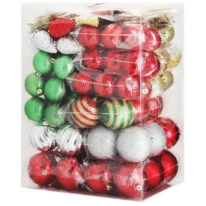 Jingle Jollys 155pcs Christmas Tree Decorations Set Baubles Ornaments Party