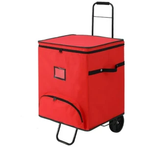 Jingle Jollys Christmas Baubles Storage Cart Roller 125 Dividers