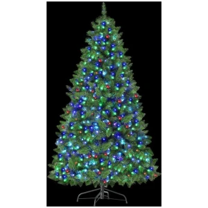 Jingle Jollys Christmas Tree 1.8m RGB Remote LED Tree Party Decoration 890 Tips