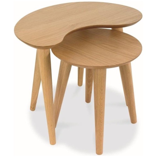 Johansen Nest of Wooden Side Tables - Natural by Interior Secrets - AfterPay Available