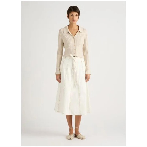 Jolie Denim Midi Skirt