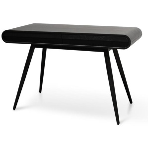 Joshua Narrow Wood Console Table - Black 75cm (H) by Interior Secrets - AfterPay Available