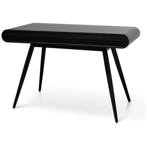 Joshua Narrow Wood Console Table - Black 75cm (H) by Interior Secrets - AfterPay Available
