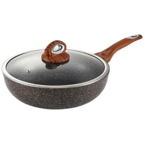 Justcook 30cm JSHS-IH4930C-1 Marble Wok Stirfry Pan