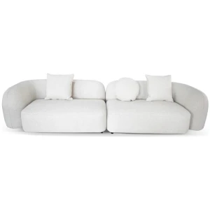 Justus 4 Seater Sofa - Oatmeal Beige by Interior Secrets - AfterPay Available