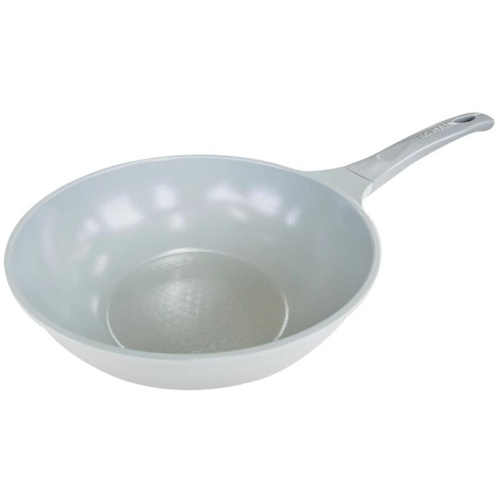 KOMAN Shinewon Vinch IH Wok Wokpan 28cm Non-stick Induction Ceramic GREY