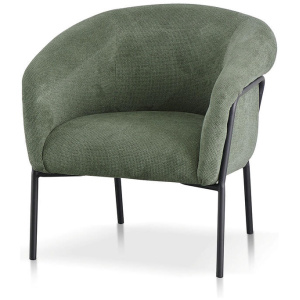 Karin Fabric Armchair - Mason Olive Green by Interior Secrets - AfterPay Available
