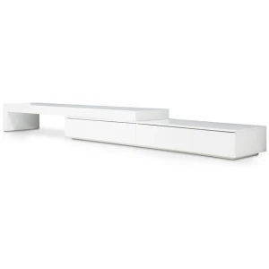 Katherine Extendable TV Entertainment Unit - White Oak by Interior Secrets - AfterPay Available
