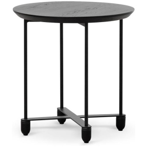 Keneth Wooden Top Side Table - Full Black by Interior Secrets - AfterPay Available