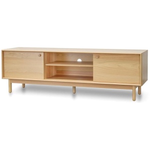 Kenston 1.8m Wooden TV Entertainment Unit - Natural by Interior Secrets - AfterPay Available
