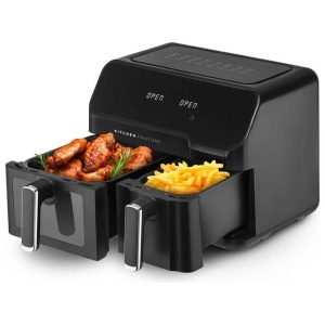 Kitchen Couture 10 Litre Flex View Air Fryer Black