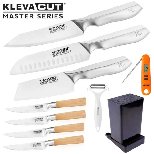 KlevaCut® Professional Chef 3pc Knife Set + $130 FREE Gifts + Lifetime Guarantee!