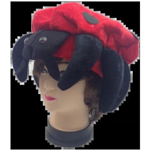 LADYBUG HAT Animal Novelty Cap Party Wear Fancy Dress Costume Accessory