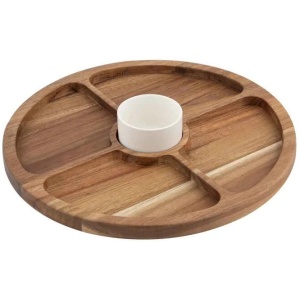 Ladelle Gather Round Sectional Platter With Bowl