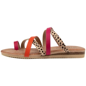 Laguna Quays Kalua Lq Orange Fuchsia Smooth Orange Fuchsia Sandals Womens Shoes Casual Sandals Flat Sandals