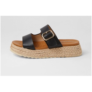 Laguna Quays Lively Lq Black Smooth Black Sandals Womens Shoes Casual Sandals Flat Sandals