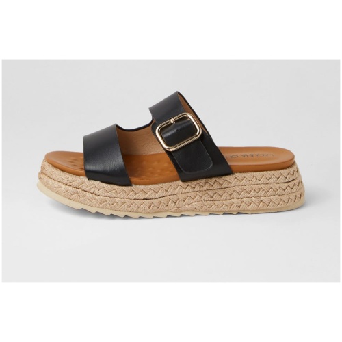 Laguna Quays Lively Lq Black Smooth Black Sandals Womens Shoes Casual Sandals Flat Sandals