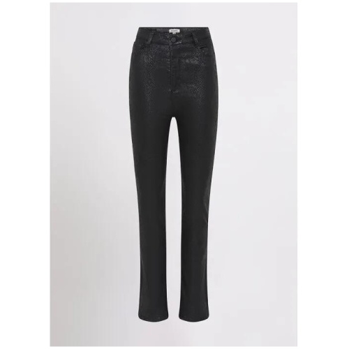 Lana Coated Straight Leg Jean