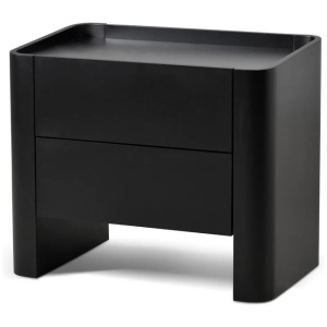 Latonya Bedside Table - Matte Black by Interior Secrets - AfterPay Available