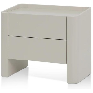 Latonya Bedside Table - Warm Grey by Interior Secrets - AfterPay Available
