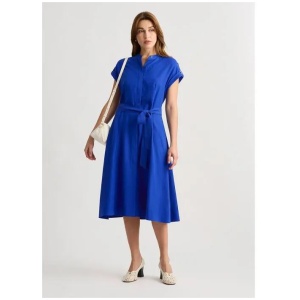 Lena Linen Shirt Dress