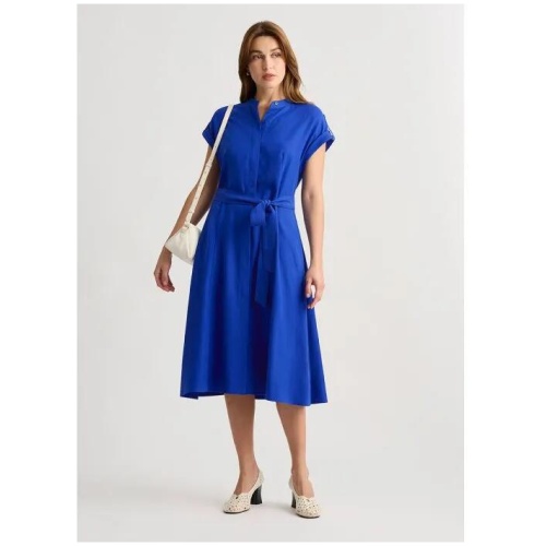 Lena Linen Shirt Dress