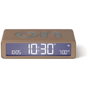 Lexon Flip Classic Reversible Alarm Clock - Gold
