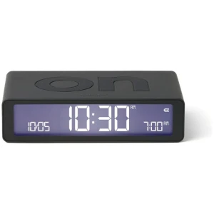 Lexon Flip Classic Reversible Alarm Clock - Grey
