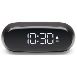 Lexon Minut Mini Alarm Clock - Gunmetal